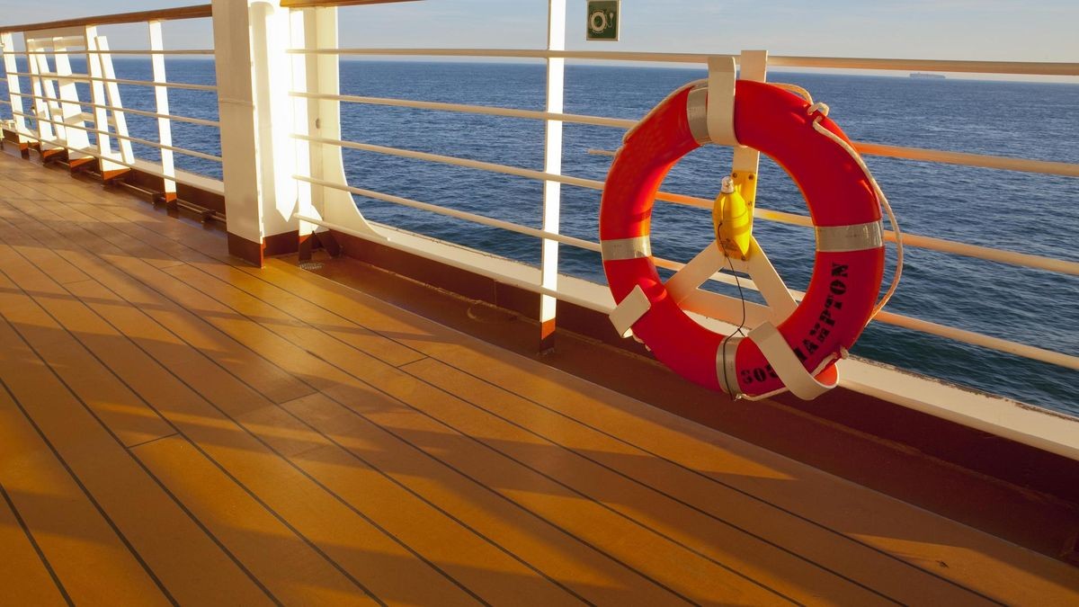 Cruise Ship Deck, Early Evening