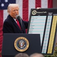 Trump: Niedrigere Zölle, wenn EU für USA Markt öffnet (Archivbild)