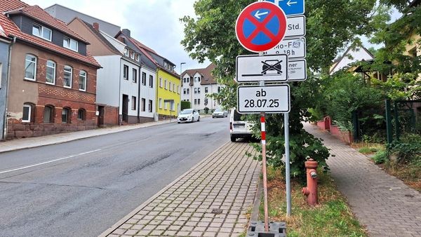 Gesperrte Straßen im Kreis Nordhausen: Ab Montag ist auch der Taschenberg dicht