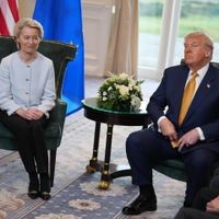 U.S. President Donald Trump Visits Scotland For Golfing Getaway
