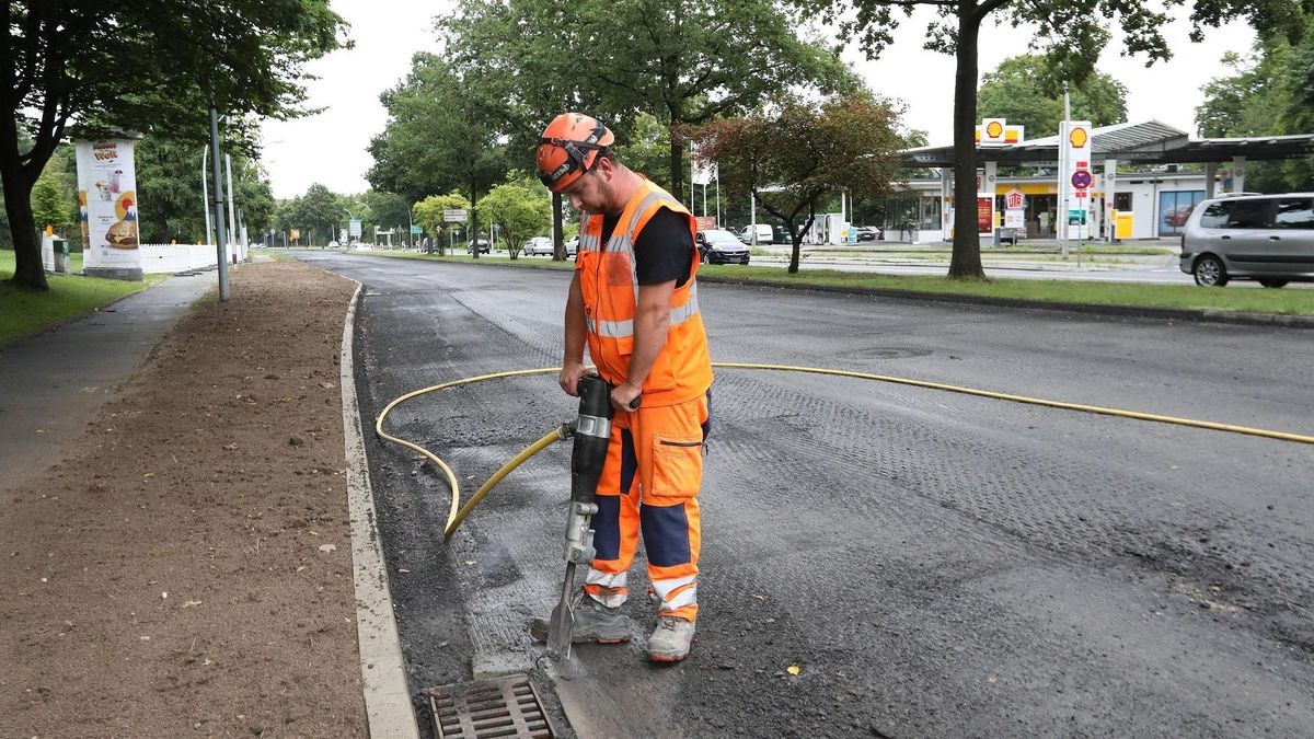 Braunschweiger Straße  Bauststelle  28072025  
