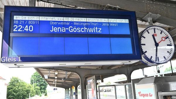 Achtung Pendler: Bahnverkehr zwischen Jena und Weimar eingeschränkt