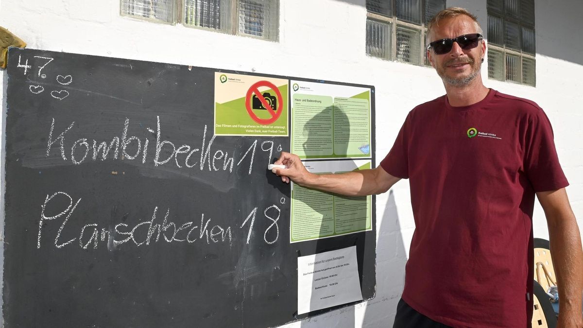 Frühschwimmen im Freibad Almke