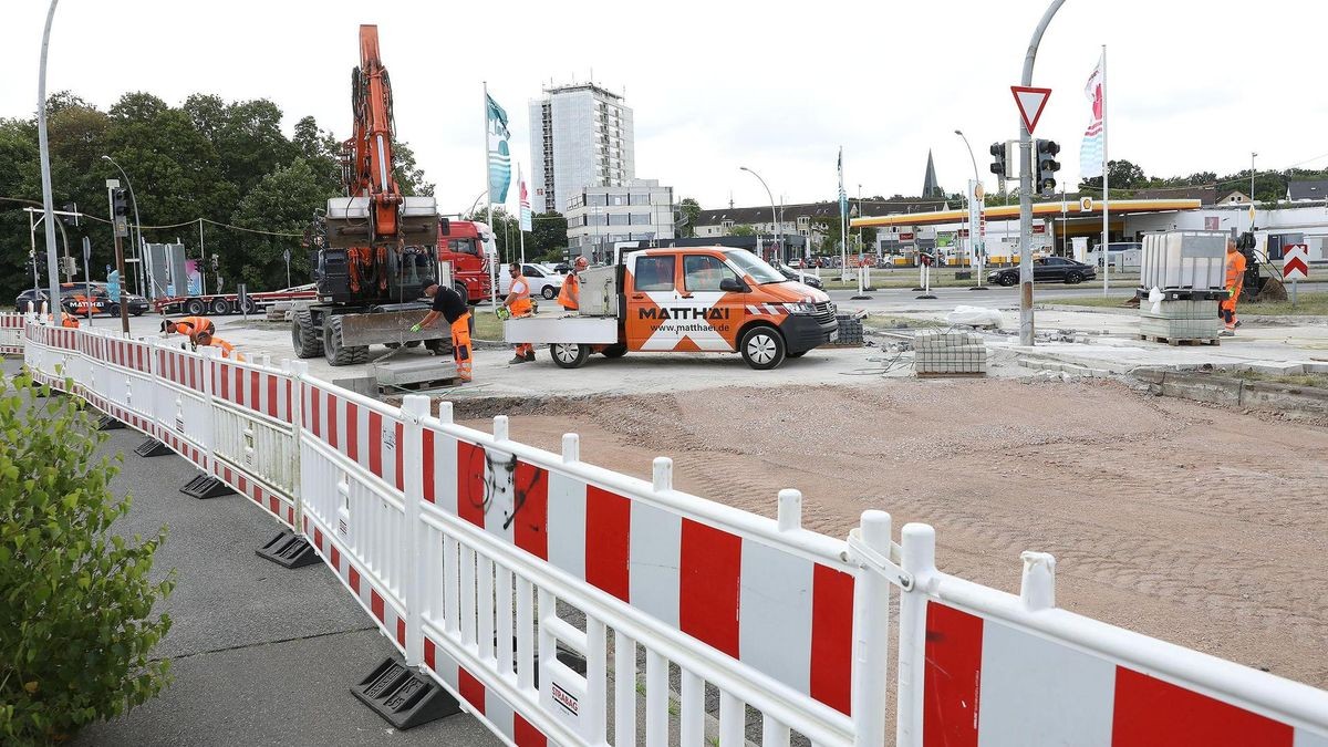 Wolfsburg  Baustellen  Heinrich-Nordhoff-Straße  11072025  
