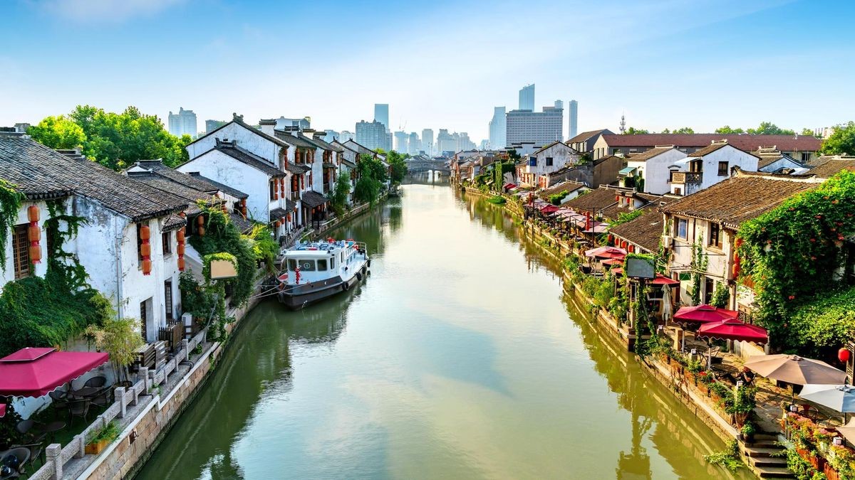 Wuzhen China, Stadtansicht