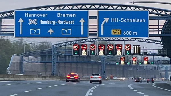 A1 bei Hamburg: Bauarbeiten sorgen für Staus am Horster Dreieck