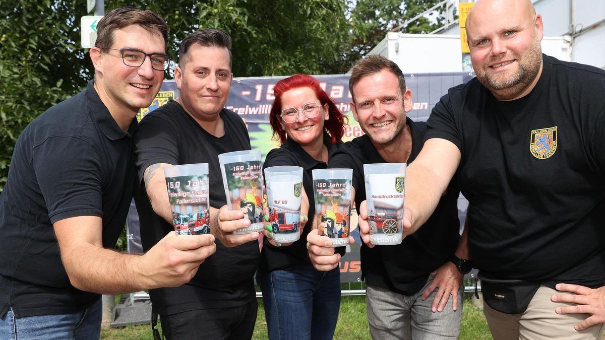 Festwochenende 150 Jahre Freiwillige Feuerwehr Fallersleben: Jubliläums-Becher