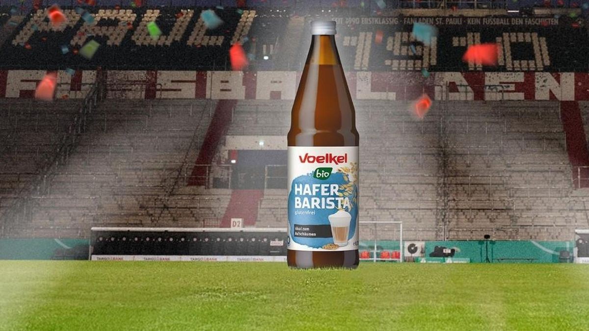 Illustration zum Sponsoring von Voelkel zum FC St. Pauli