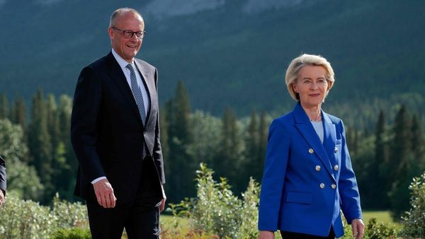 Merz und von der Leyen reisen mit Selenskyj zu Trump