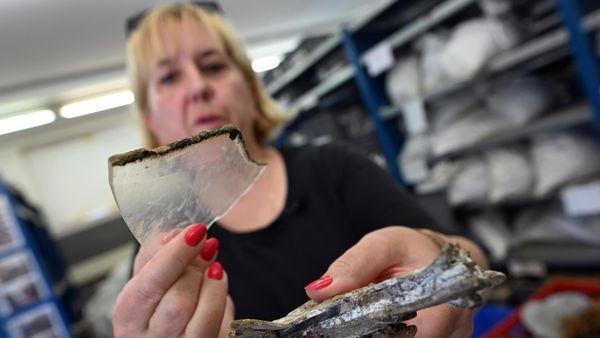 Pri izkopavanju v rudniku Hambach našli ostanke britanskega bombnika z ostanki človeških posmrtnih ostankov