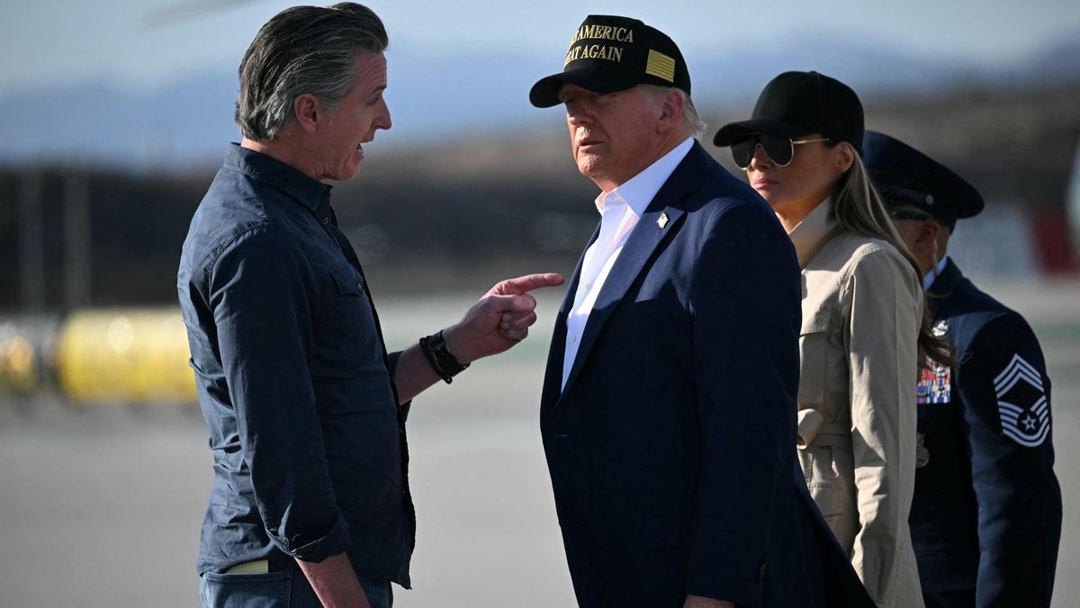 Keine Freunde: Gavin Newsom und Donald Trump. 