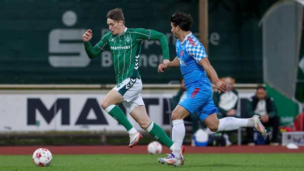 Eintracht Norderstedt verspielt 2:0-Führung bei Werder Bremen II