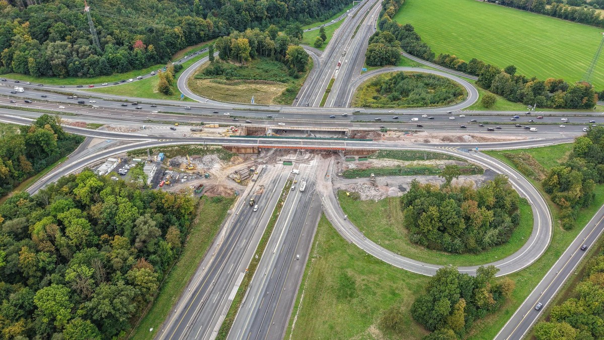 Kreuz Westhofen: Brücke abgerissen – Arbeiten laufen weiter rund um die Uhr 