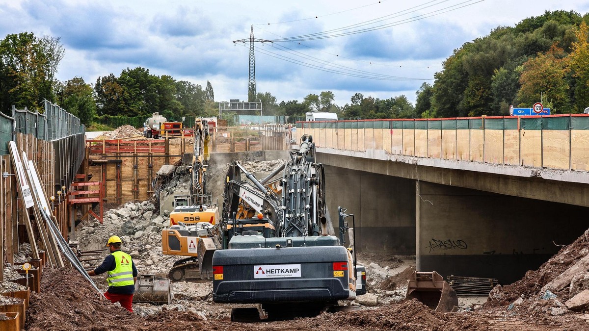 Kreuz Westhofen: Brücke abgerissen – Arbeiten laufen weiter rund um die Uhr 