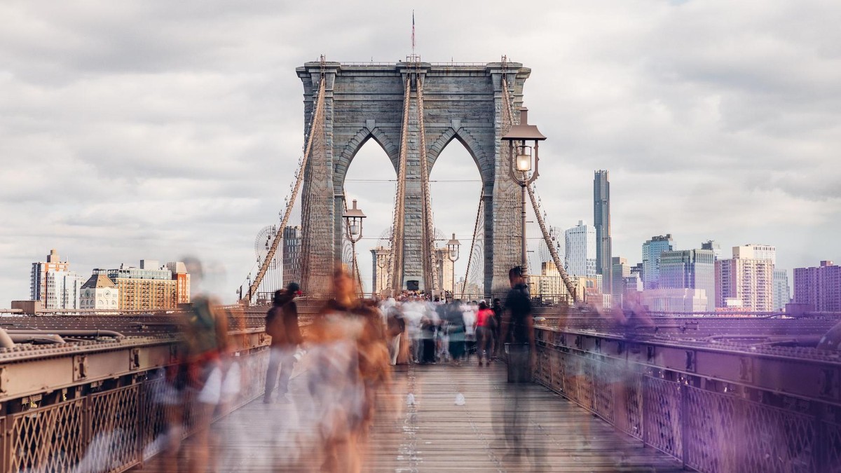 Brooklyn Bridge walkway