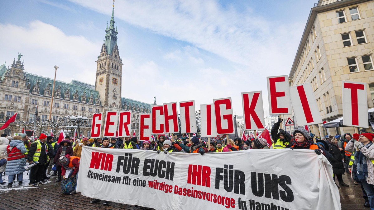 Mega-Warnstreik von Verdi 
