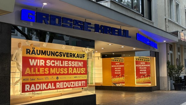 Schuhgeschäft Große-Kreul in Gladbeck startet Räumungsverkauf