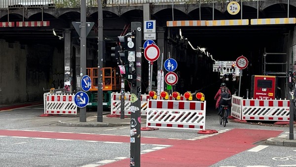 Lessingtunnel in Altona: Vollsperrung schon ab dem Wochenende