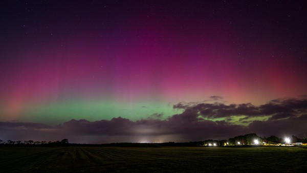 Heute Nacht gibt es erneut eine Chance auf Polarlichter im Norden