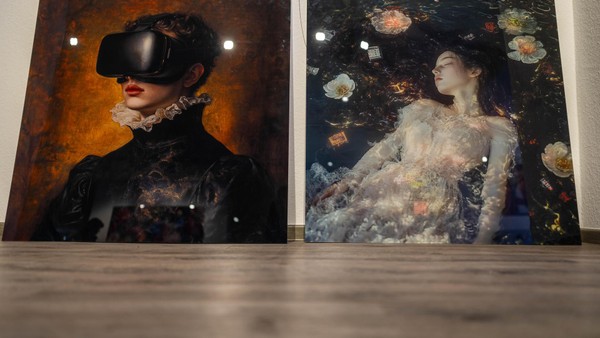 KI-Ausstellung mit Anklängen an den Popstar Taylor Swift