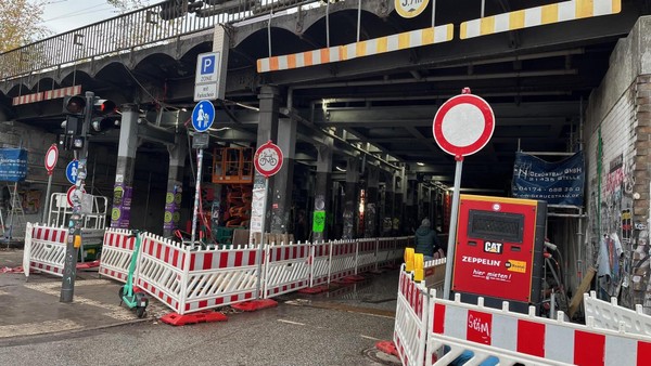 Lessingtunnel in Altona: Autofahrer müssen jetzt ganz tapfer sein
