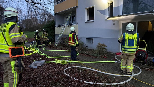 Feuer in der Küche: Rauchmelder verhindert Wohnungsbrand
