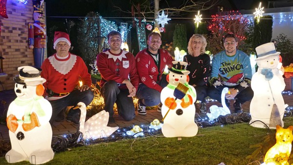 Braunschweig-Lehndorf: Familie Puglisi und ihr verrücktes Weihnachtshaus