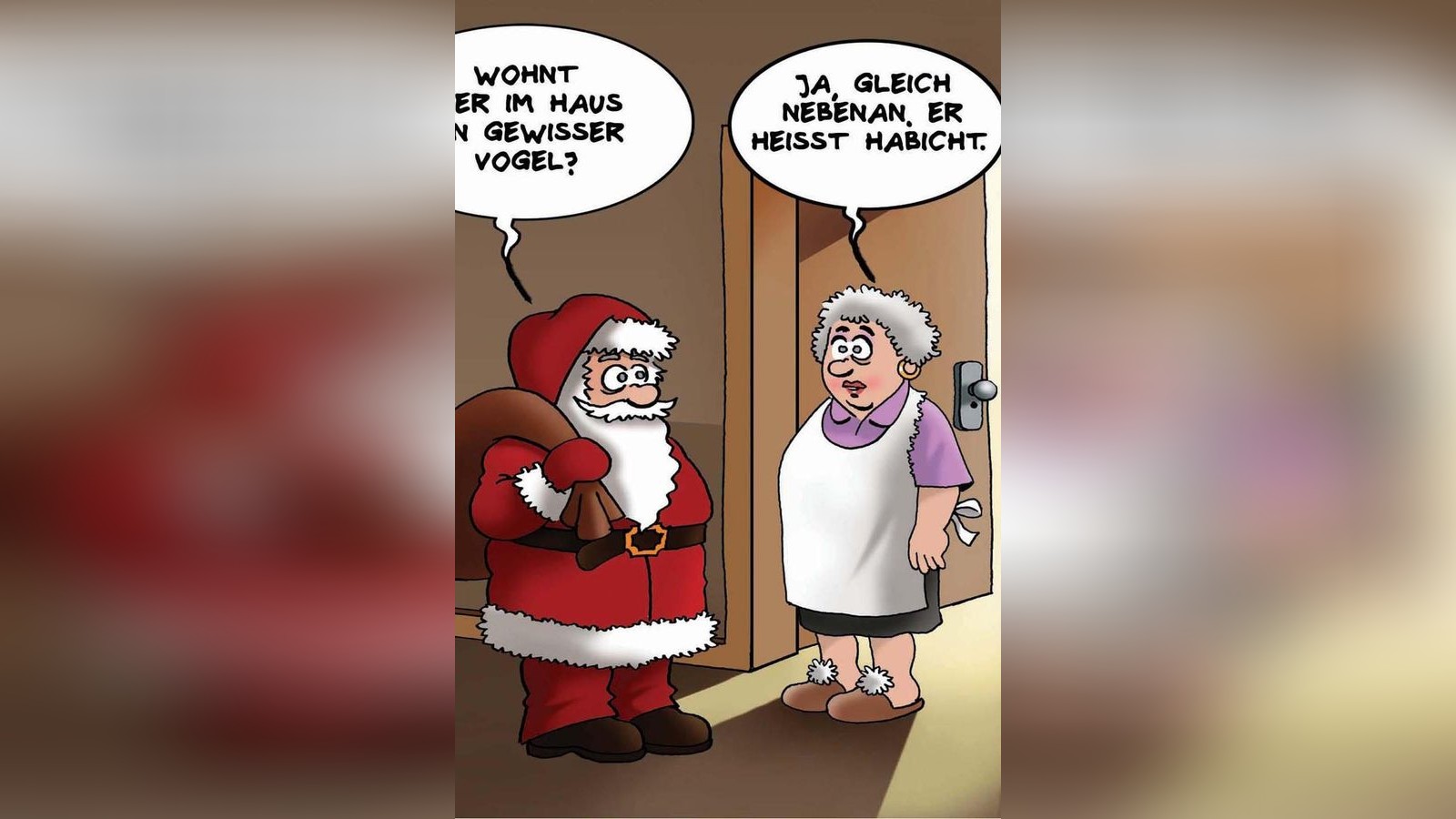 -Frohe-Weihnachten-Th-ringer-Zeichner-macht-Scherze-bers-Fest