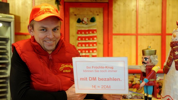 Rührender Grund: Auf diesem Weihnachtsmarkt wird noch D-Mark akzeptiert