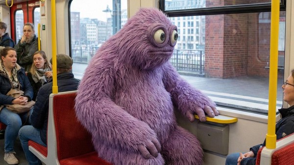 Was macht das Staatsopern-Monster in der Hamburger U-Bahn?