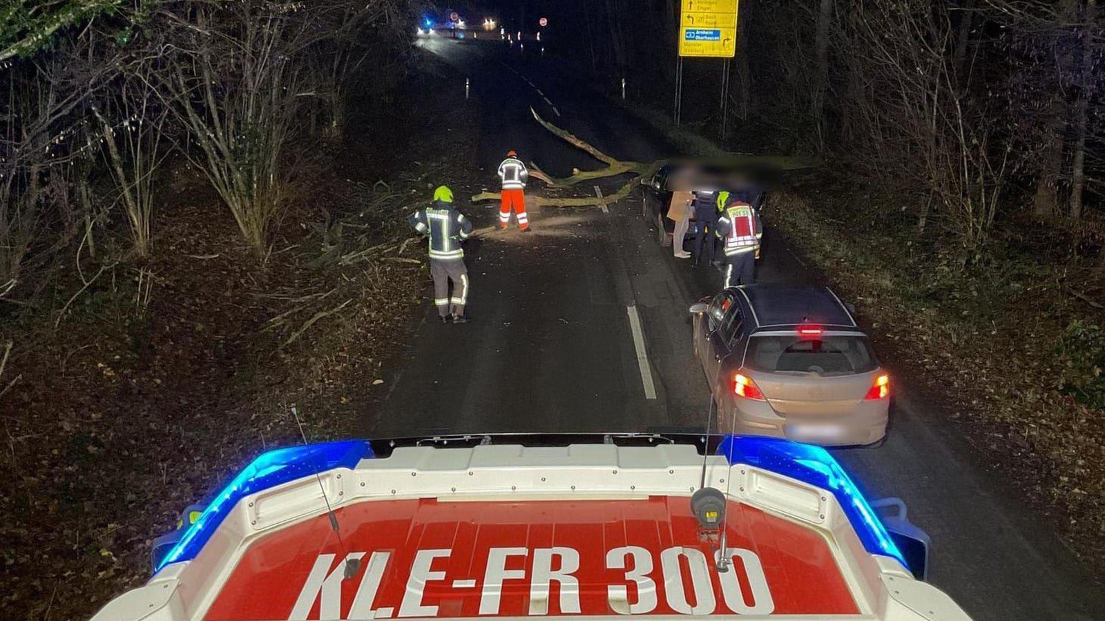 Verkehrsunfall-in-Rees-Pkw-prallt-gegen-umgest-rzten-Baum-auf-der-Halderner-Stra-e