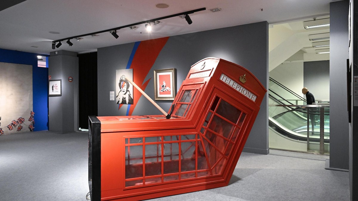 Bansky Ausstellung mit über 150 Werken des Künstlers. „The Mystery of Banksy – A Genius Mind“