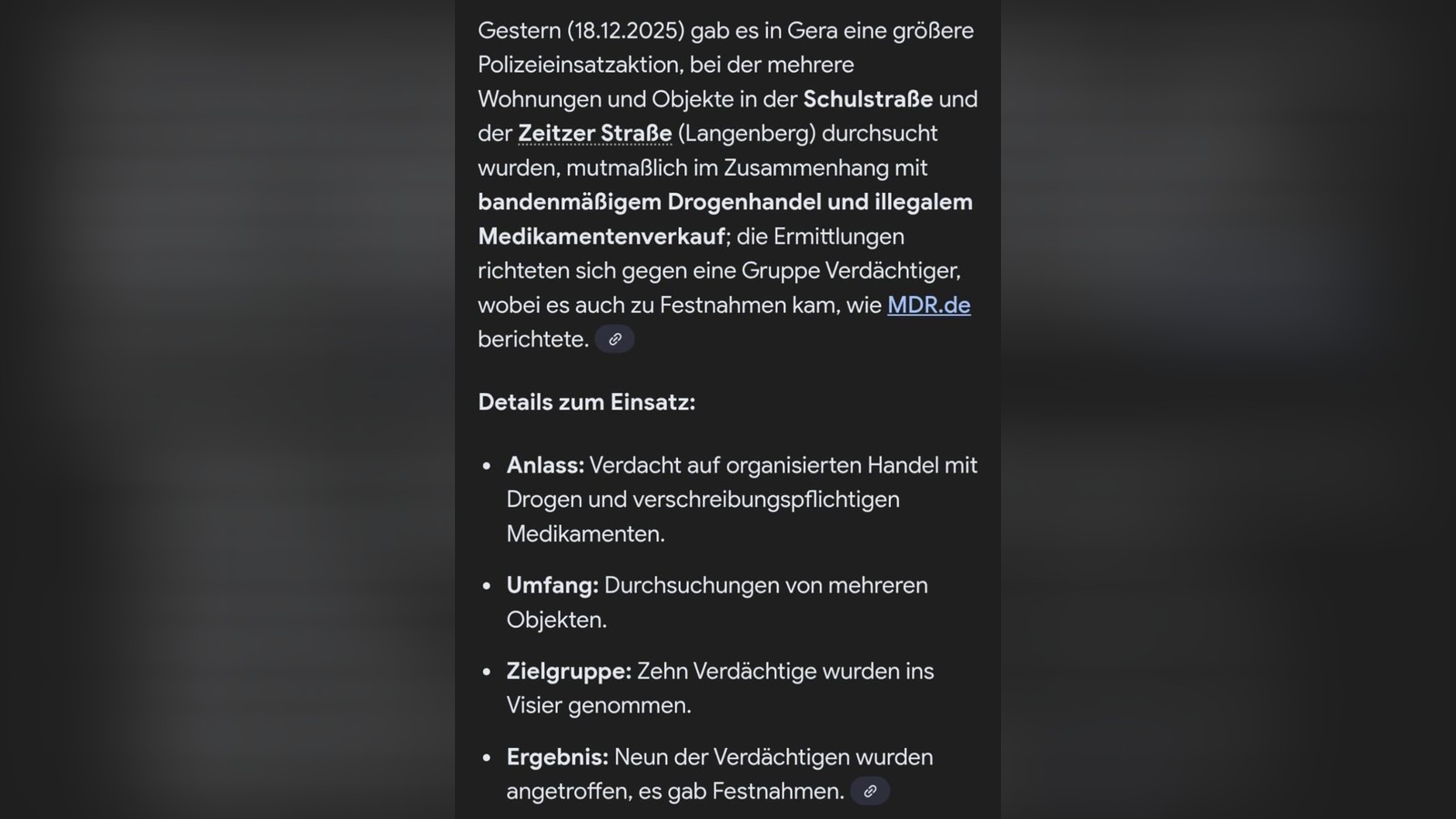 Kein-Polizeieinsatz-wegen-Drogenhandels-und-illegalen-Medikamentenverkaufs-in-Gera-Langenberg