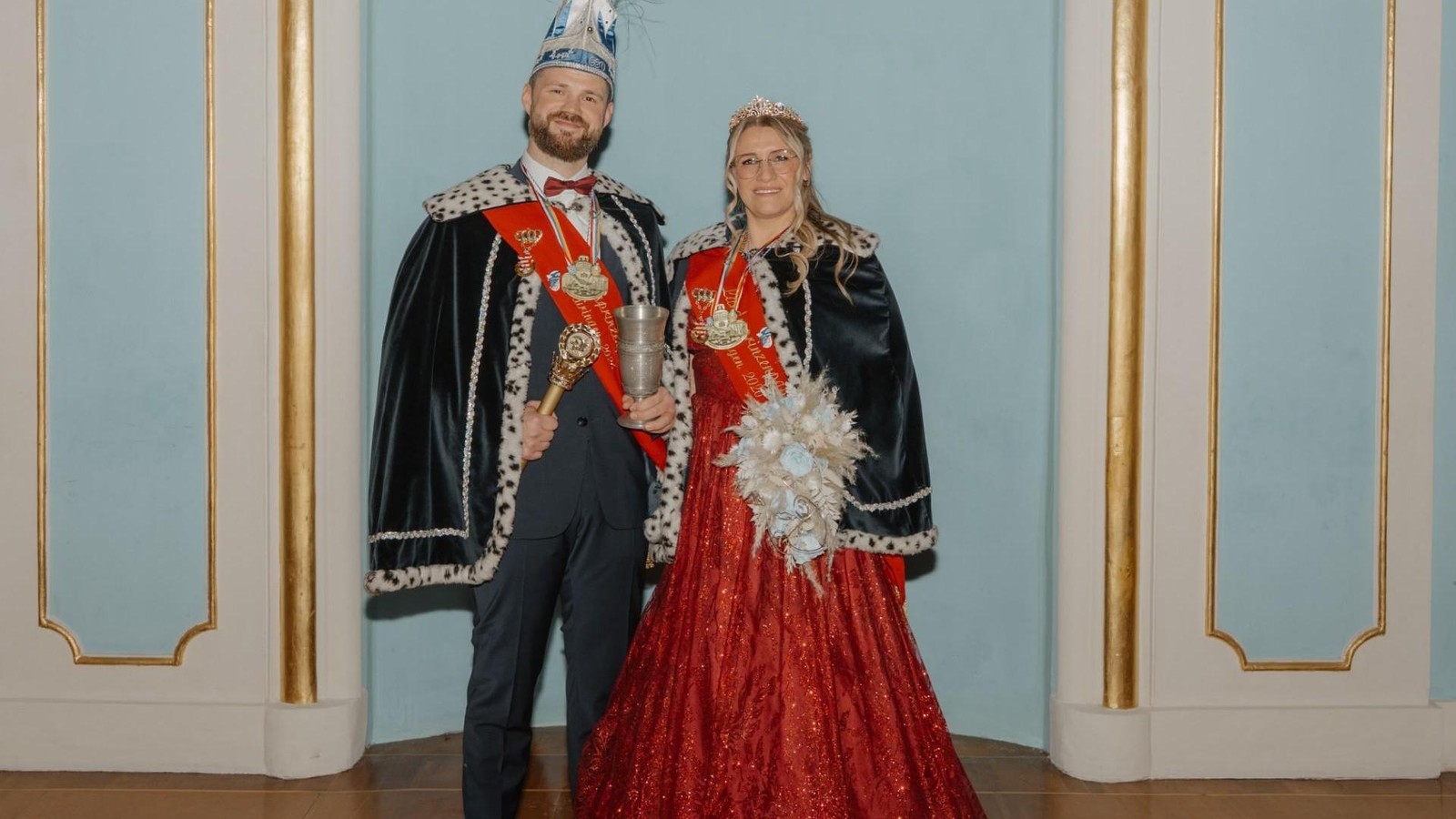 Helau-die-Session-beginnt-Ihre-Hoheiten-Manuela-und-Steven-sind-Th-ringens-neues-Landesprinzenpaar