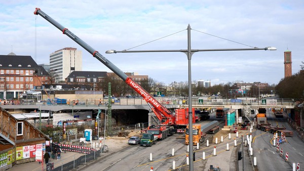 Sanierung der Berlinertordammbrücke: Bürgerweide ein Wochenende gesperrt