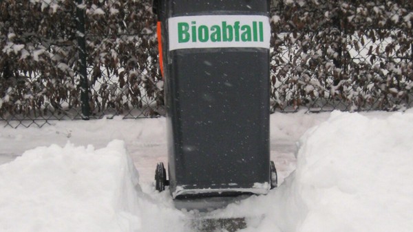 Müllabfuhr im Kreis Gifhorn bleibt im Schnee stecken