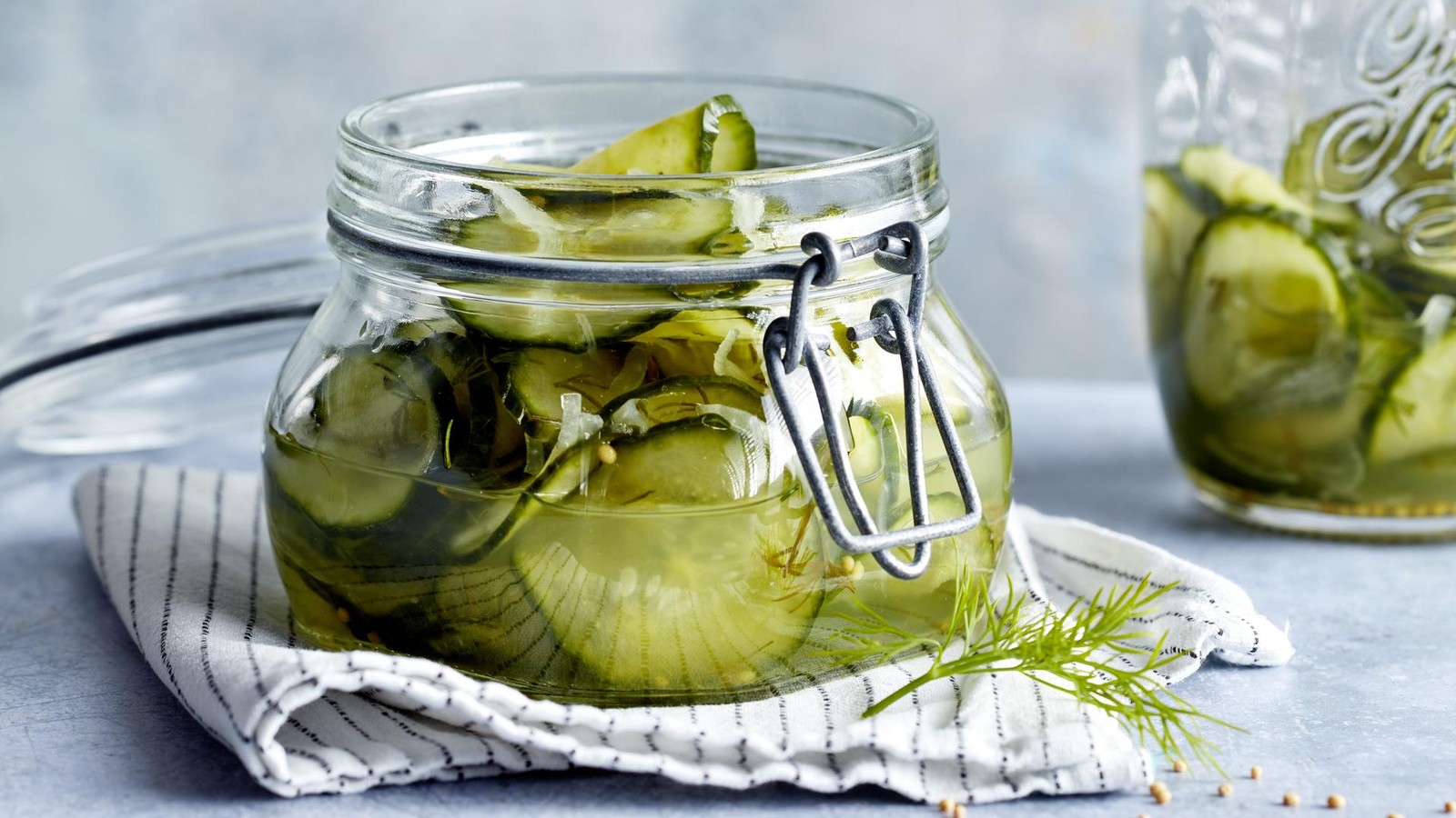 Zuckerfreie-Sandwichgurken-f-r-den-Vorrat