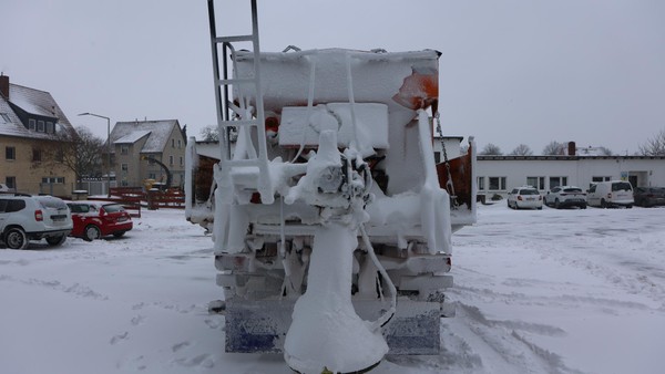 Das Streusalz in der Stadt Helmstedt wird knapp
