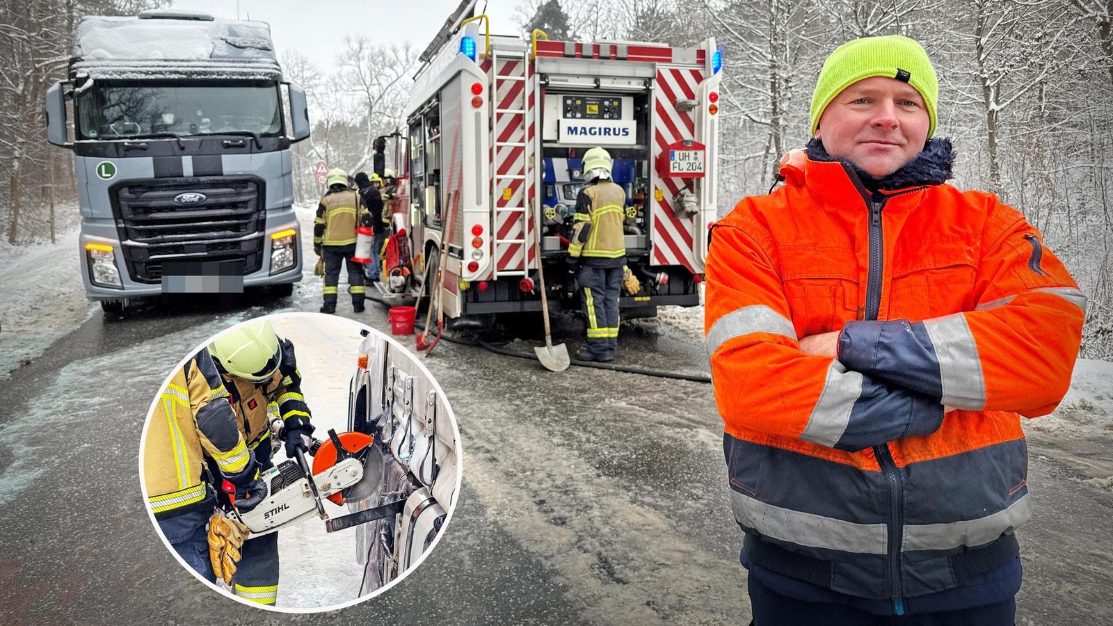 Unstrut-Hainich-Kreis-Lkw-brennt-auf-B-249-Fahrer-l-scht-auch-mit-Schnee-Video-und-Bilder-