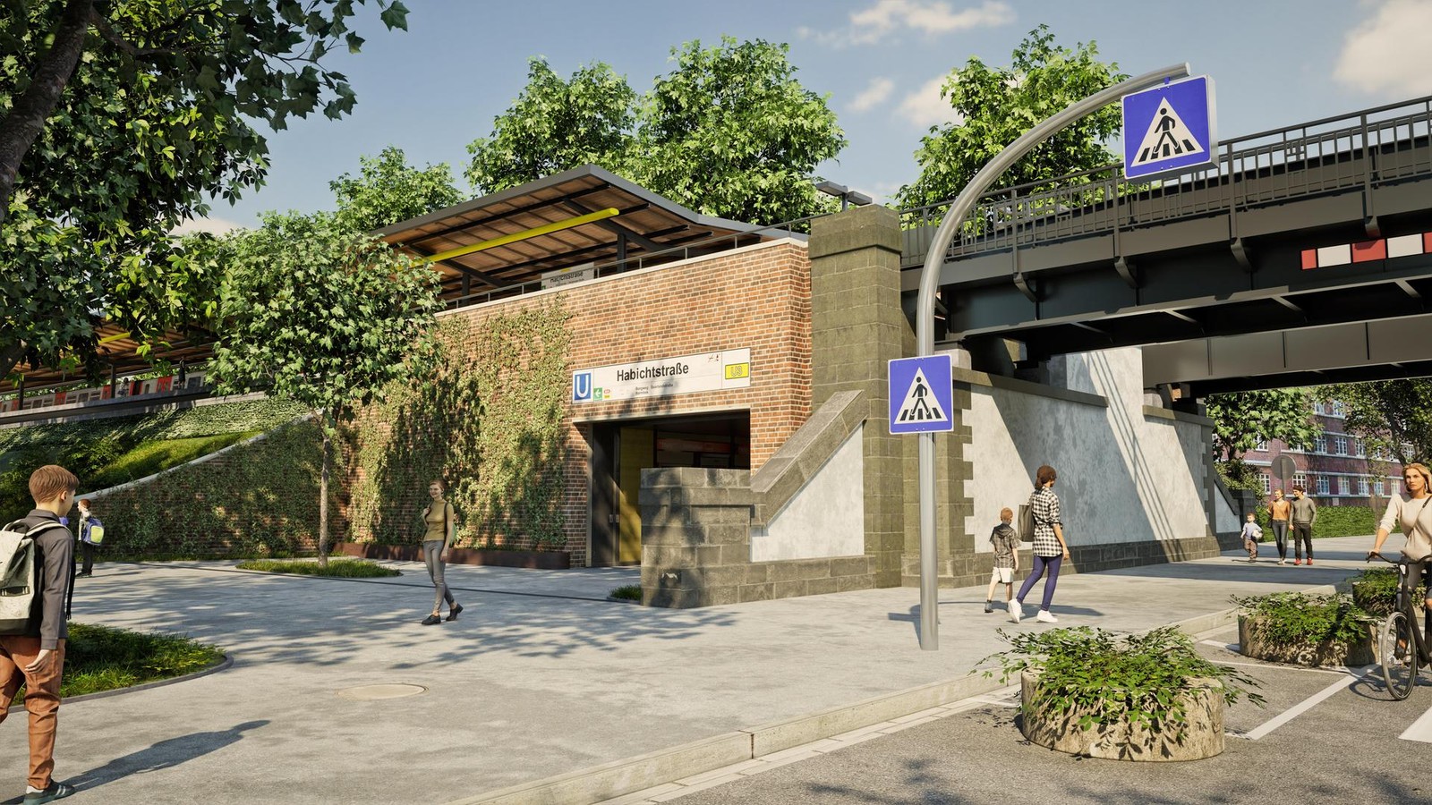 Wichtige-U3-Station-in-Hamburg-bekommt-zweiten-Zugang-f-r-4700-Menschen