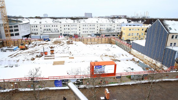 Große Fotogalerie: Die Baufortschritte der BRAWO-Arkaden in Wolfsburgs City