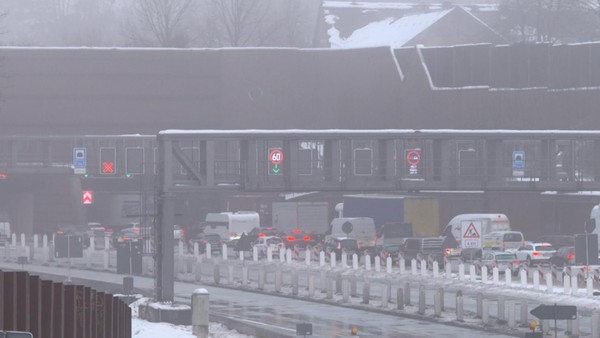 Wegen Wetter: Sperrung auf der A7 am Donnerstag