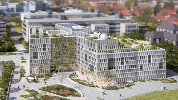 Dieser spektakuläre Neubau für Spitzenforschung ist selbst ein Messinstrument