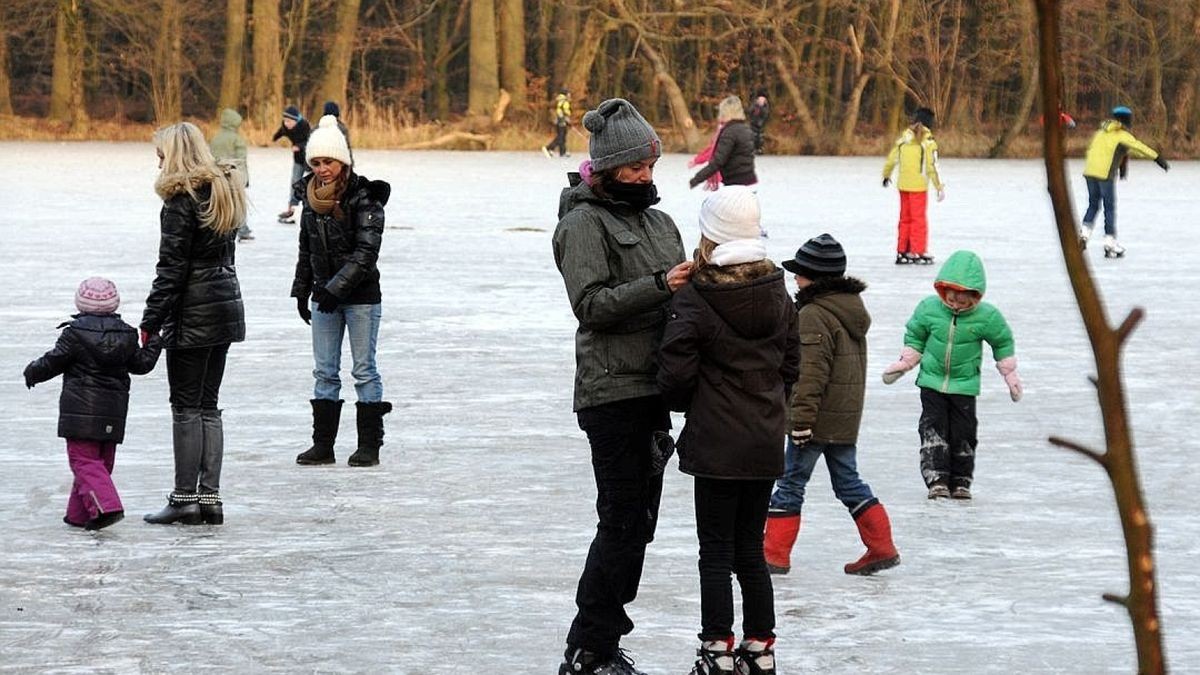 Eivergnügen auf dem Taubenteich