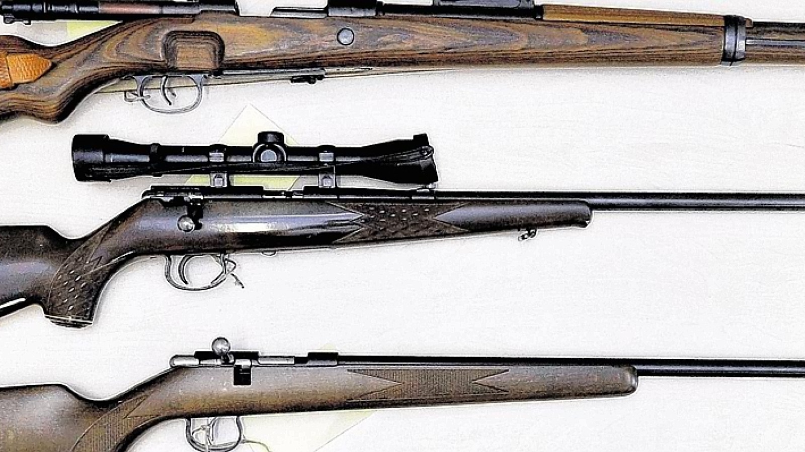 Keine einzige Waffe zum Eigenschutz