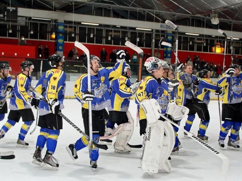 Eishockey, NRW-Liga: Eisadler Dortmund - Bergisch Land 7:2